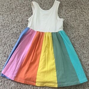 Hanna Andersson Multicolor Rainbow Dress